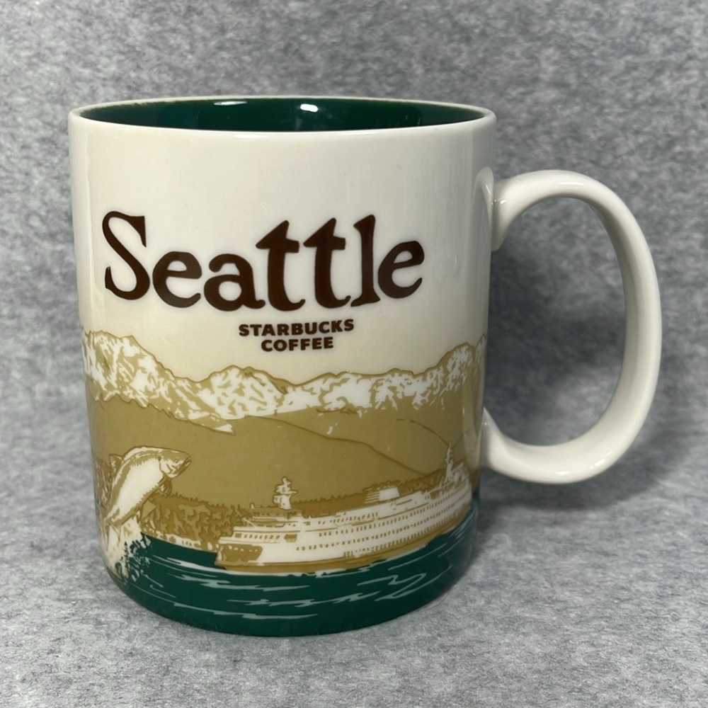 Seattle 2011 Starbucks Coffee Mug Cup‎ Global Icon Collector Series 16 oz